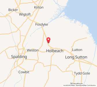 Map of Holbeach Clough, EnglandEngland