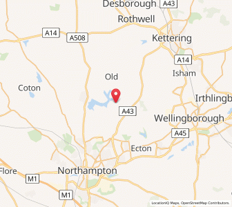 Map of Holcot, EnglandEngland