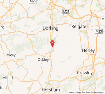 Map of Holmwood, EnglandEngland