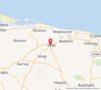 Map of Holt, EnglandEngland