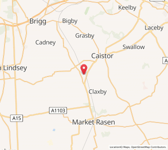 Map of Holton le Moor, EnglandEngland
