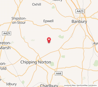 Map of Hook Norton, EnglandEngland