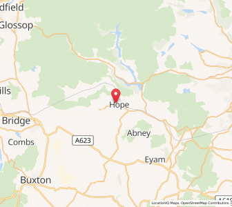 Map of Hope, EnglandEngland