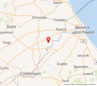 Map of Horndean, ScotlandScotland
