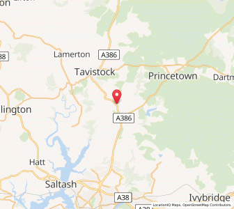 Map of Horrabridge, EnglandEngland