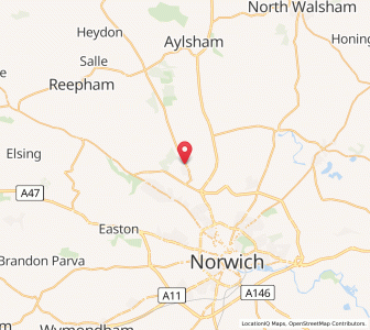 Map of Horsford, EnglandEngland