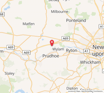 Map of Horsley, EnglandEngland