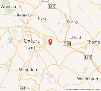 Map of Horspath, EnglandEngland