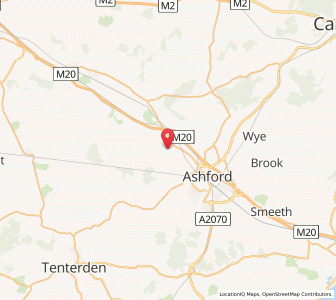 Map of Hothfield, EnglandEngland