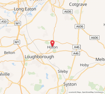 Map of Hoton, EnglandEngland