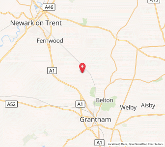 Map of Hougham, EnglandEngland