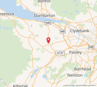 Map of Houston, ScotlandScotland
