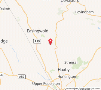 Map of Huby, EnglandEngland