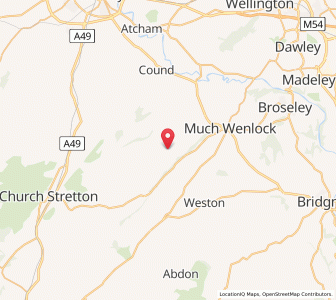 Map of Hughley, EnglandEngland