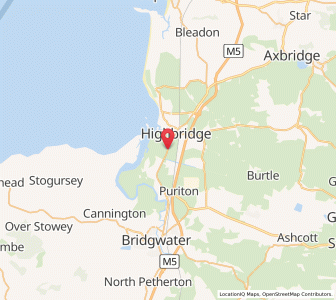 Map of Huntspill, EnglandEngland