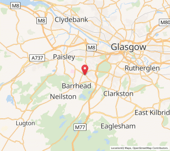 Map of Hurlet, ScotlandScotland