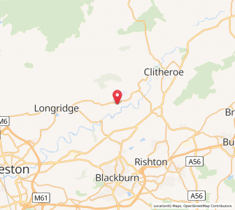 Map of Hurst Green, EnglandEngland
