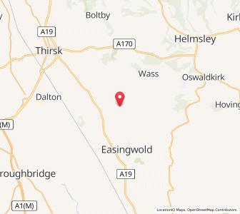 Map of Husthwaite, EnglandEngland