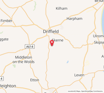 Map of Hutton, EnglandEngland