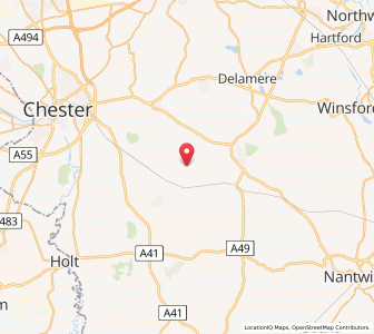 Map of Huxley, EnglandEngland