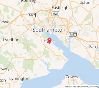 Map of Hythe, EnglandEngland