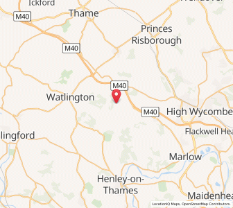 Map of Ibstone, EnglandEngland