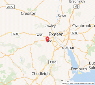 Map of Ide, EnglandEngland
