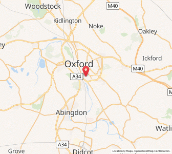 Map of Iffley, EnglandEngland