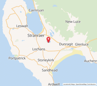 Map of Inch, ScotlandScotland