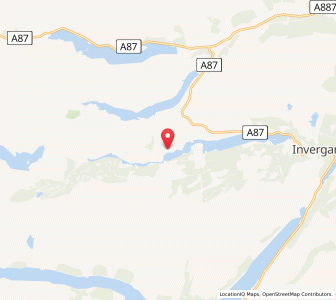 Map of Inchlaggan, ScotlandScotland