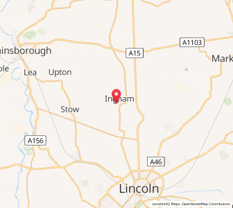Map of Ingham, EnglandEngland