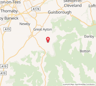 Map of Ingleby Greenhow, EnglandEngland
