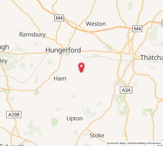 Map of Inkpen, EnglandEngland