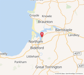 Map of Instow, EnglandEngland