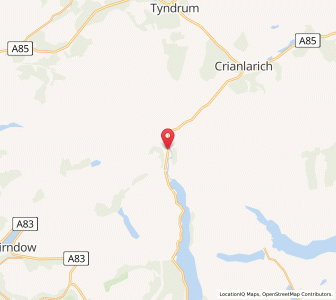 Map of Inverarnan, ScotlandScotland