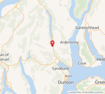 Map of Inverchapel, ScotlandScotland