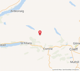 Map of Invergeldie, ScotlandScotland