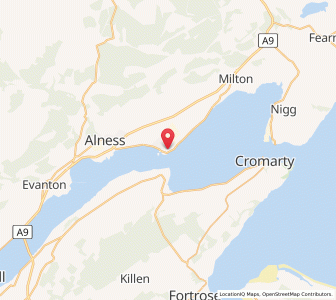 Map of Invergordon, ScotlandScotland