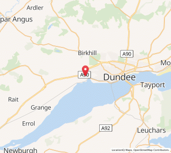 Map of Invergowrie, ScotlandScotland