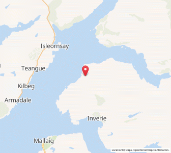 Map of Inverguseran, ScotlandScotland
