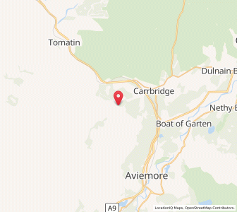 Map of Inverlaidnan, ScotlandScotland