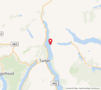Map of Inversnaid, ScotlandScotland