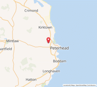 Map of Inverugie Mill, ScotlandScotland