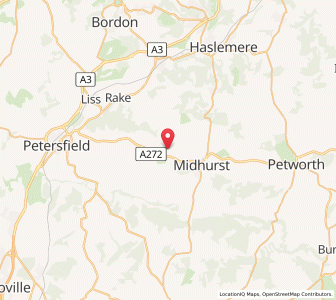 Map of Iping, EnglandEngland