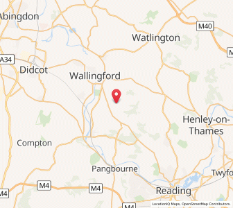 Map of Ipsden, EnglandEngland