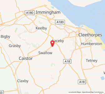 Map of Irby upon Humber, EnglandEngland
