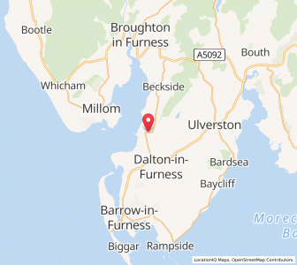 Map of Ireleth, EnglandEngland