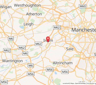 Map of Irlam, EnglandEngland