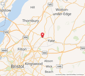 Map of Iron Acton, EnglandEngland