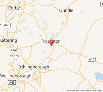 Map of Islip, EnglandEngland